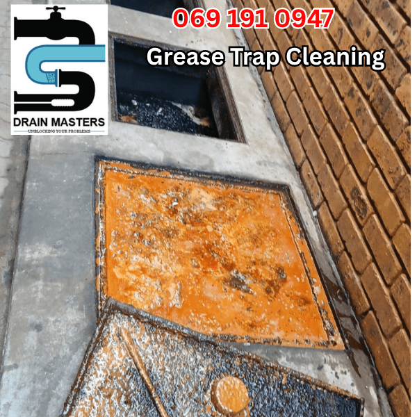 Grease Trap Cleaning | Blocked Fat Trap at an Atchar Factory in Pretoria