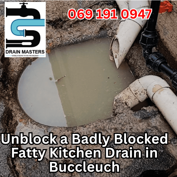 Unblock a Badly Blocked Fatty Kitchen Drain in Buccleuch | Drain Masters